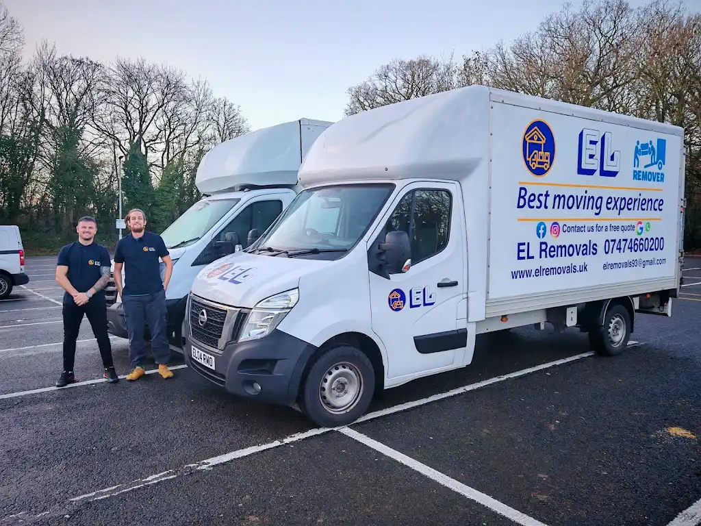 EL Removals loaded van